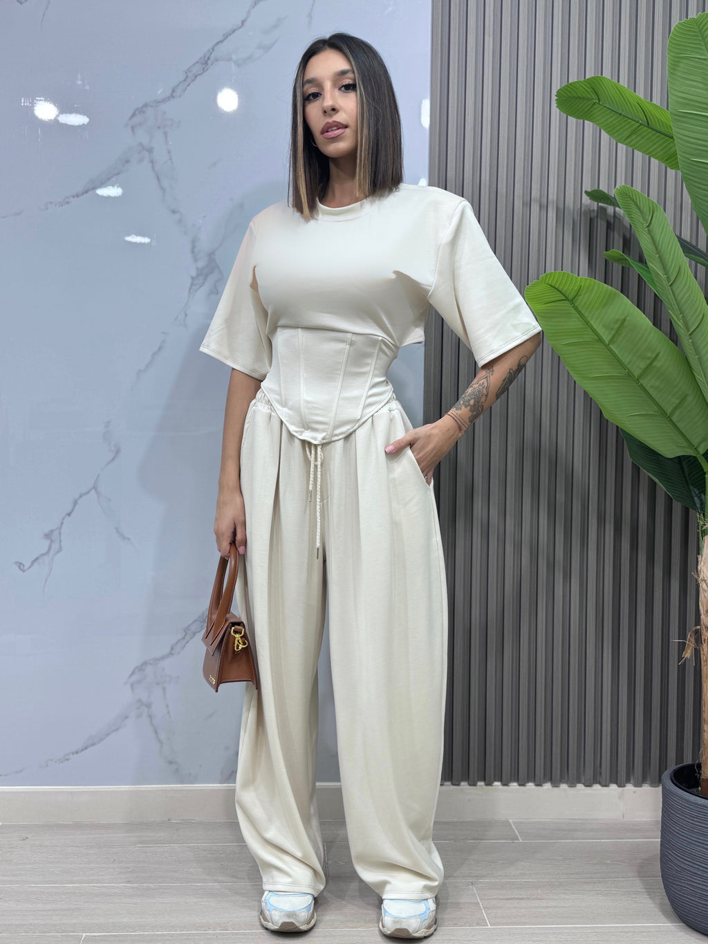 Tuta Corsetto Creamy