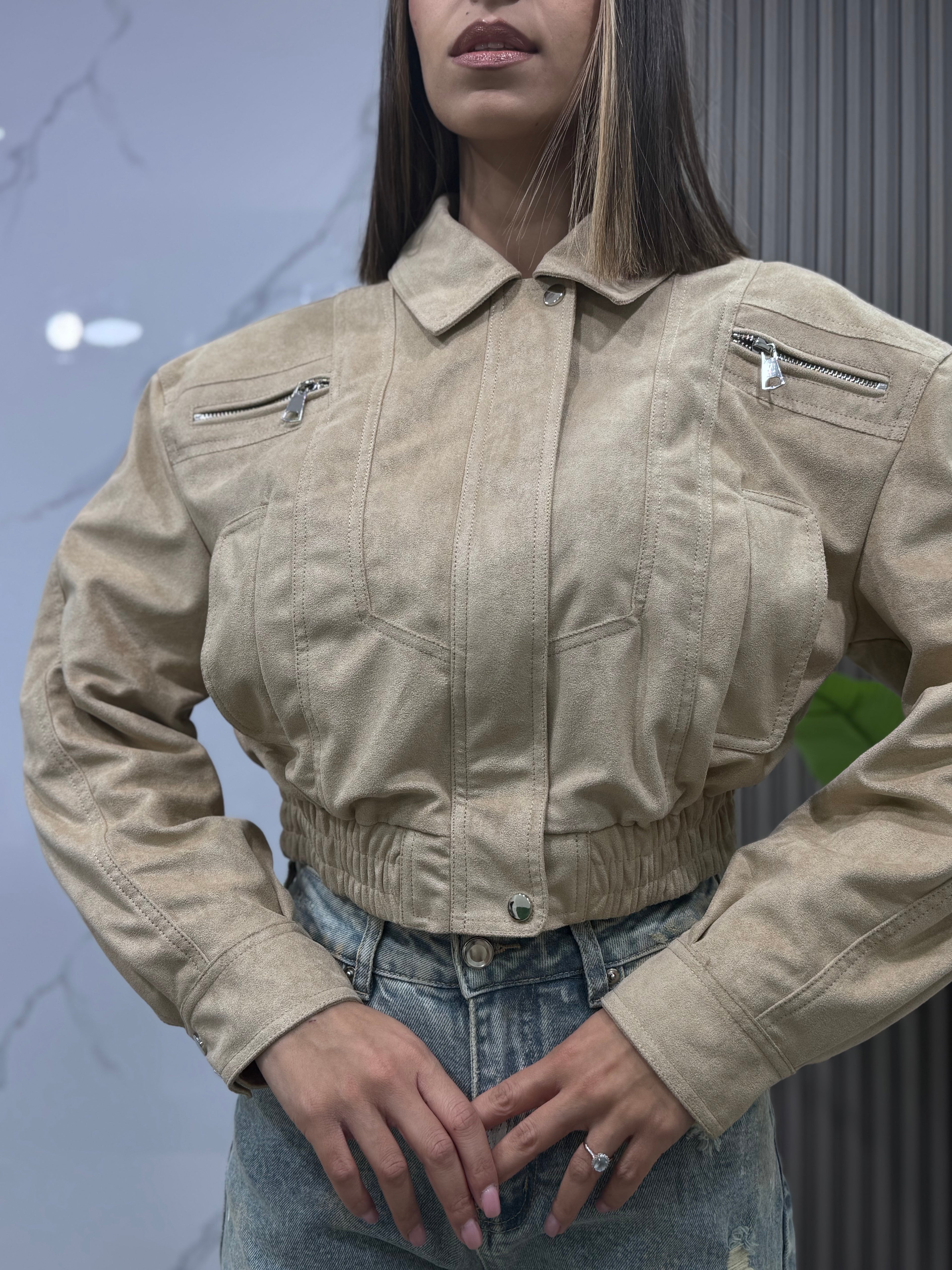 Bomber Camoscio