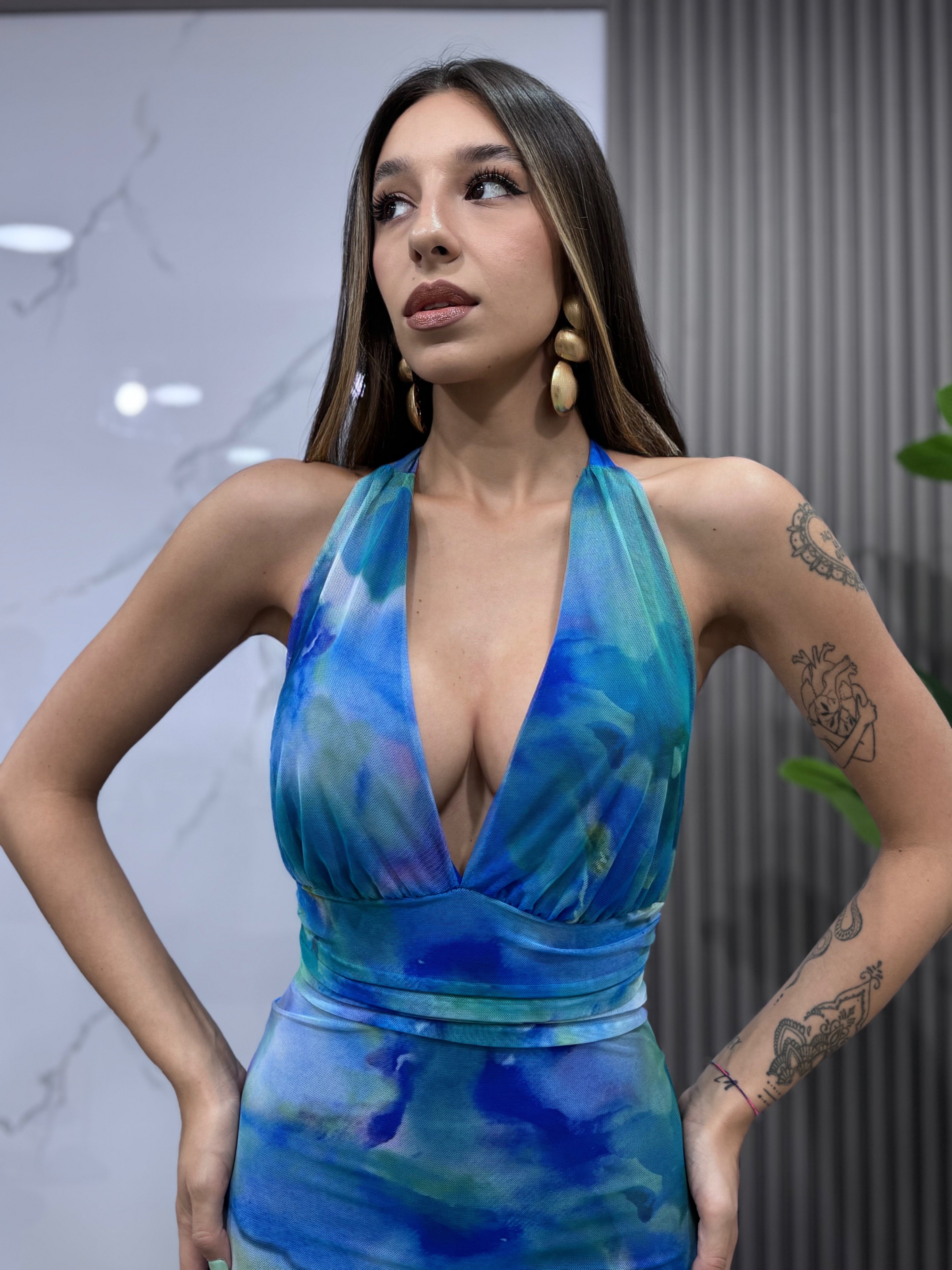 Dress Coreal Blu