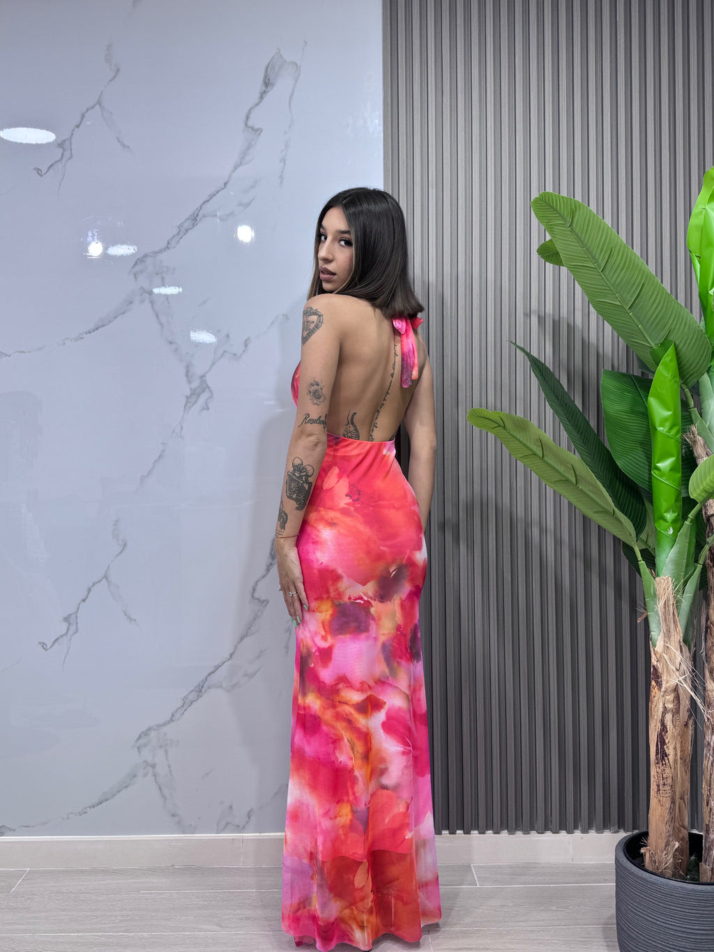 Dress Coreal Rosa