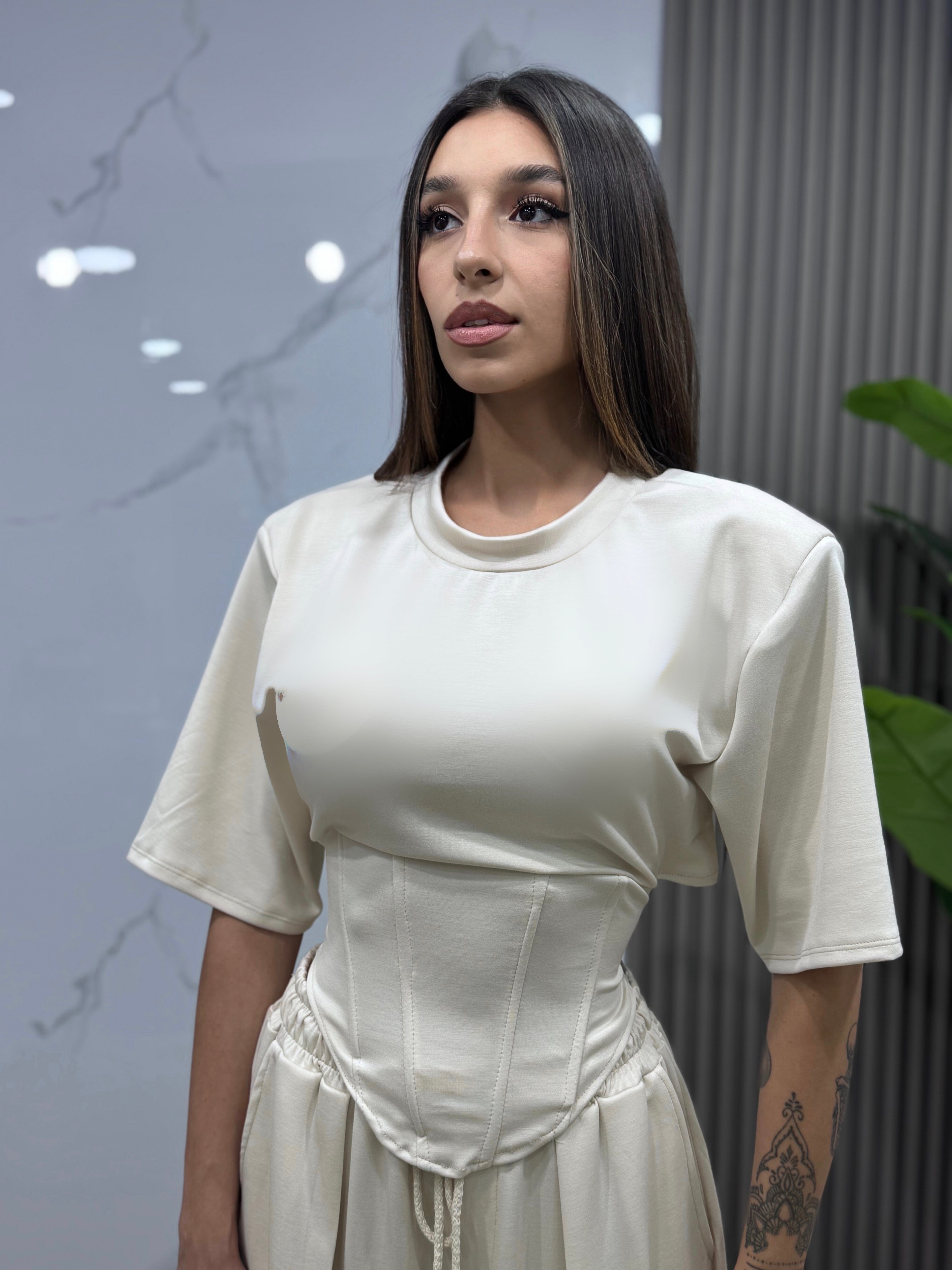 Tuta Corsetto Creamy