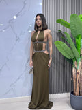 Dress Diamond Khaki