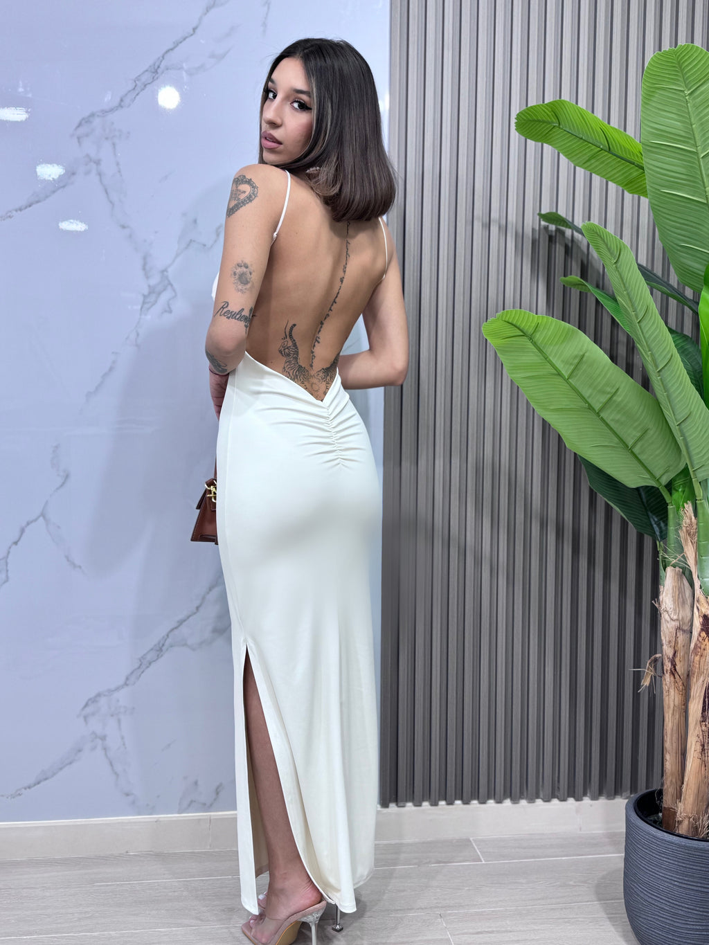 Dress Basic Bianco