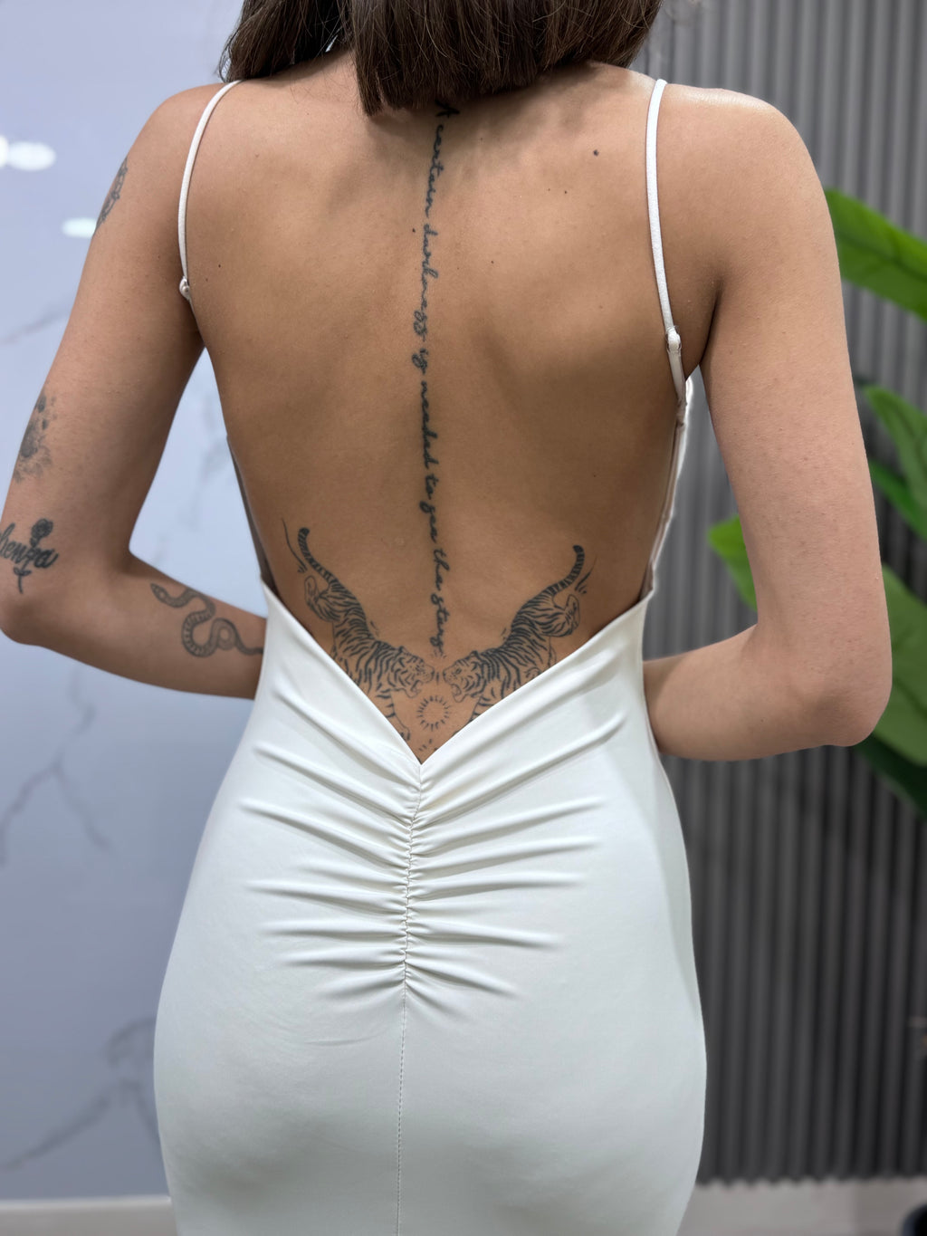 Dress Basic Bianco