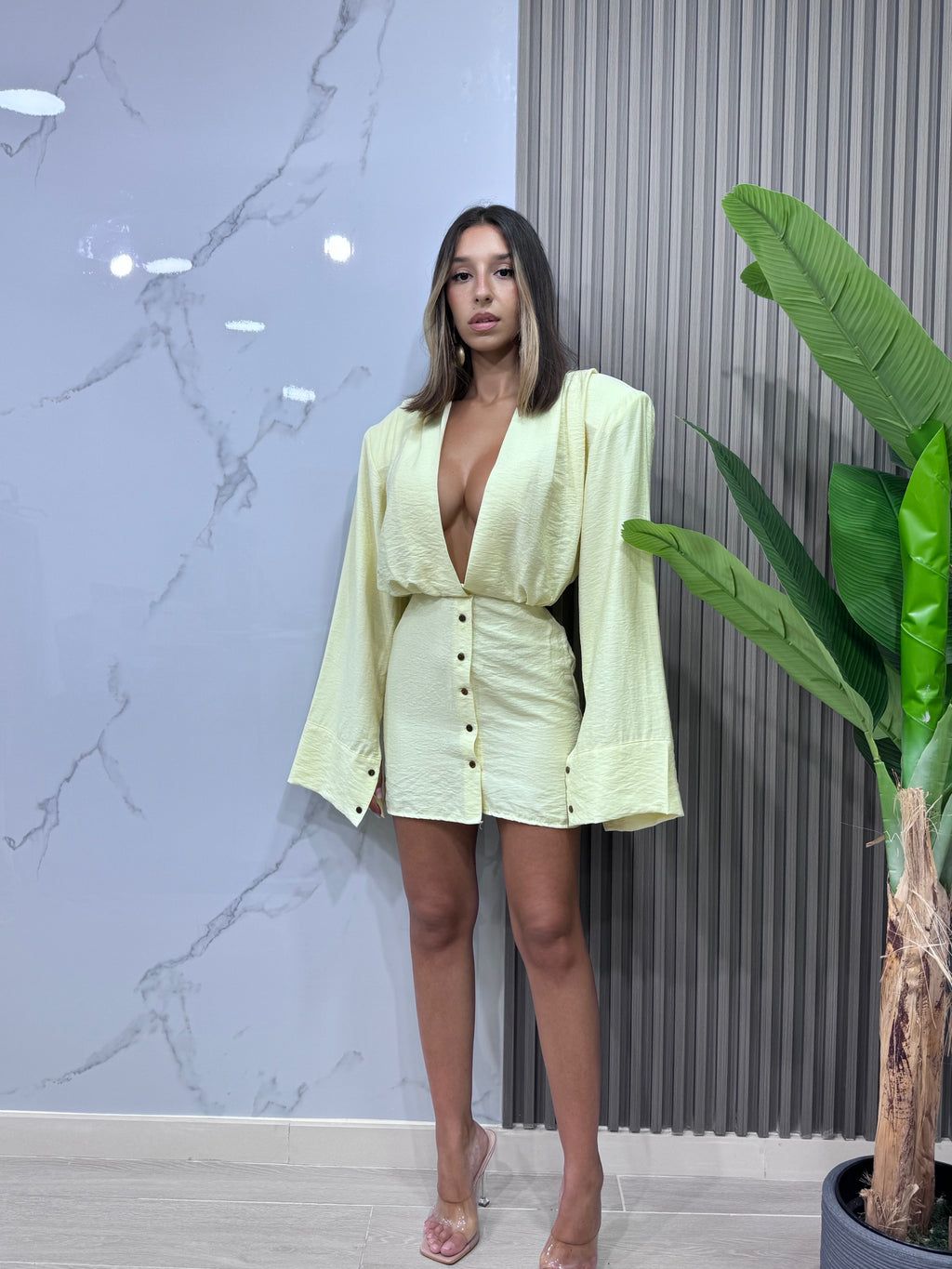 Mini Dress Sofia Giallo