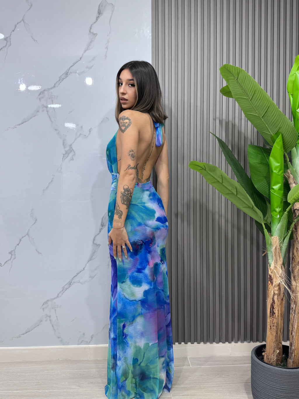 Dress Coreal Blu