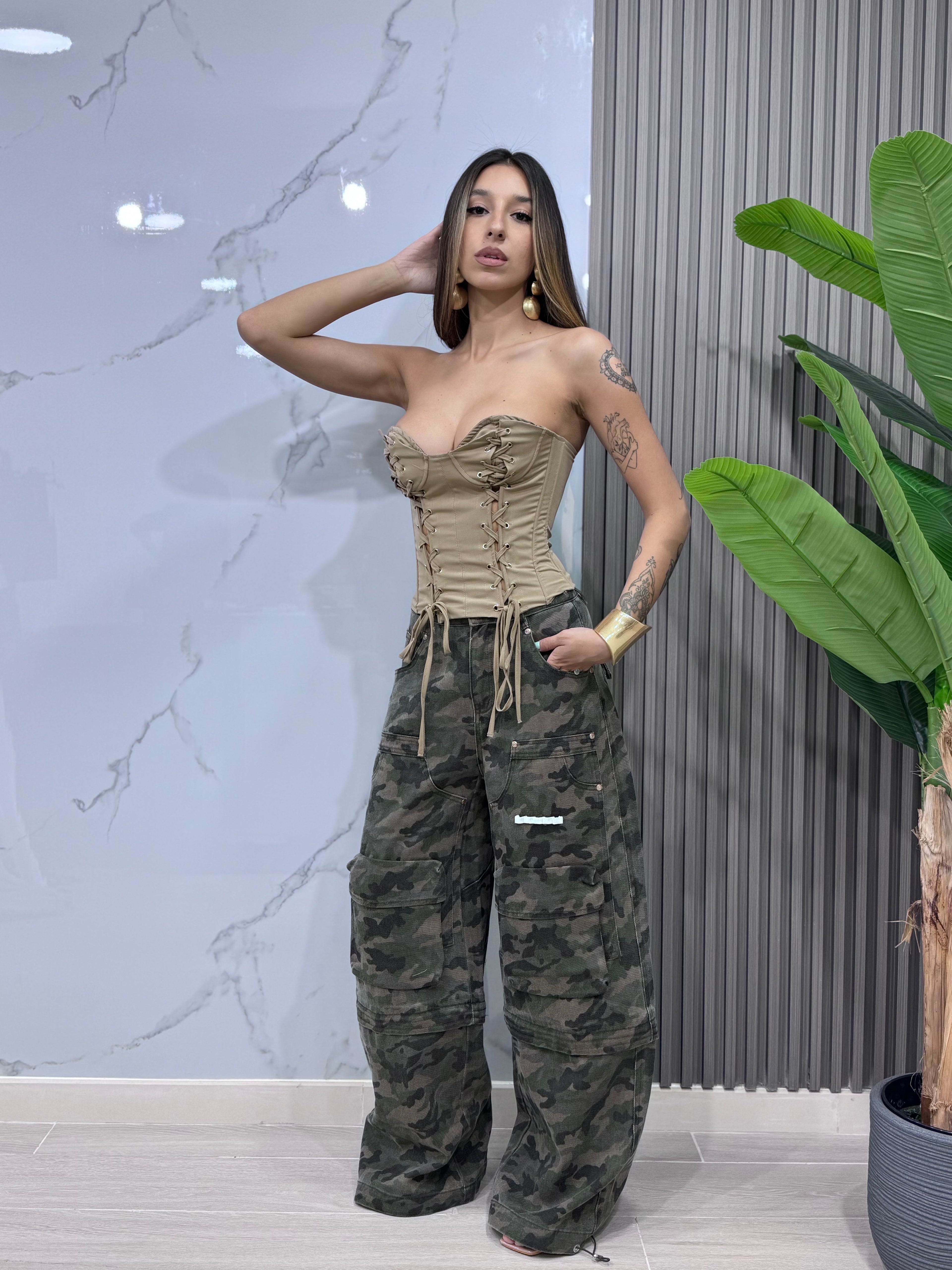 Salopette Camouflage