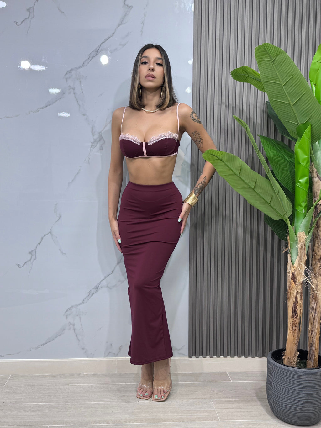 Coord-Set Miss Bordeaux