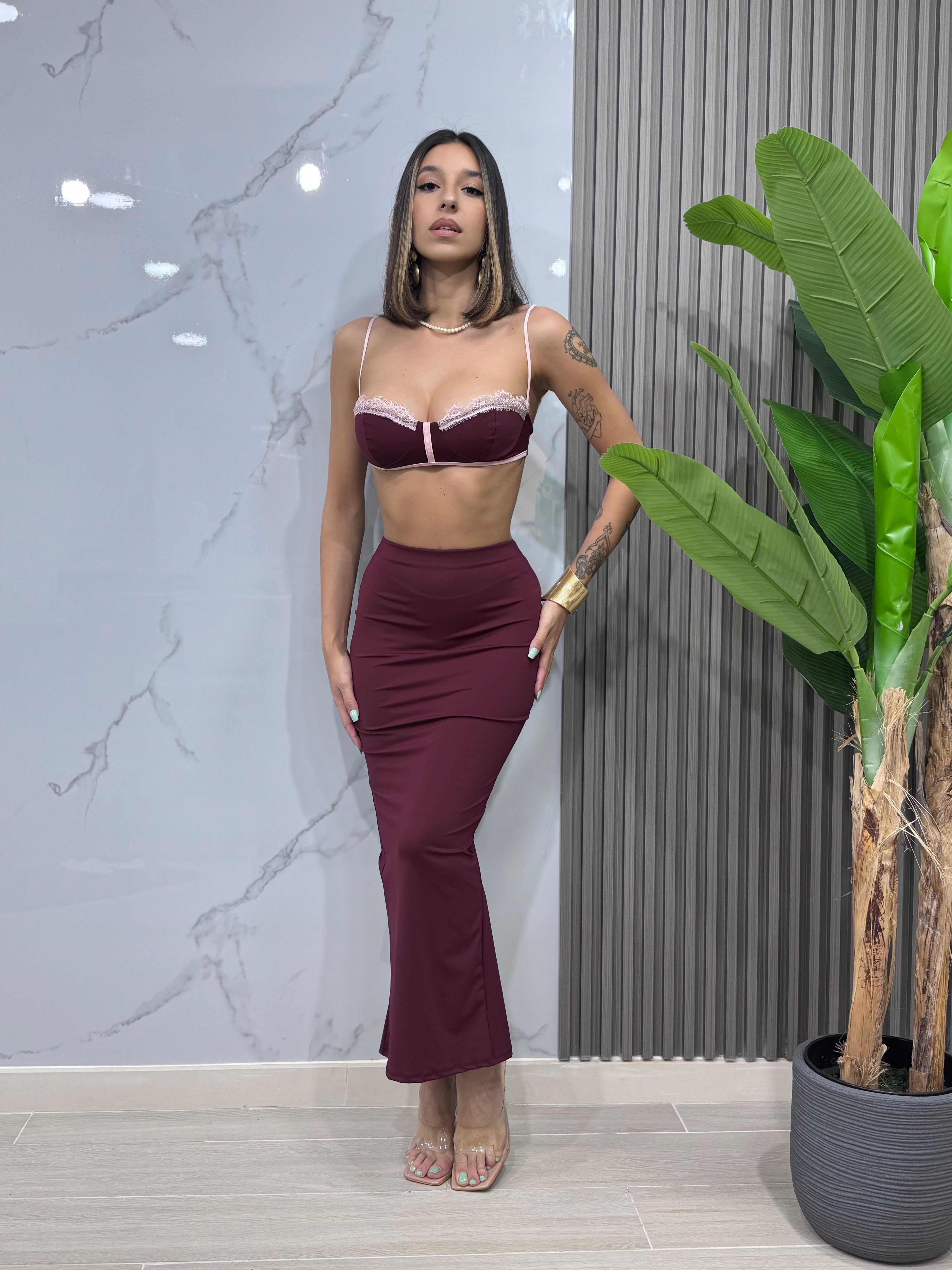 Coord-Set Miss Bordeaux